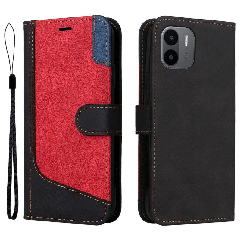 Folio Cover Xiaomi Redmi A1 Cinturino Tricolore