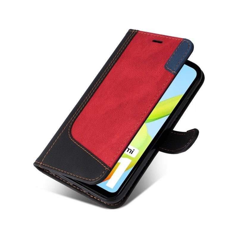 Folio Cover Xiaomi Redmi A1 Cinturino Tricolore