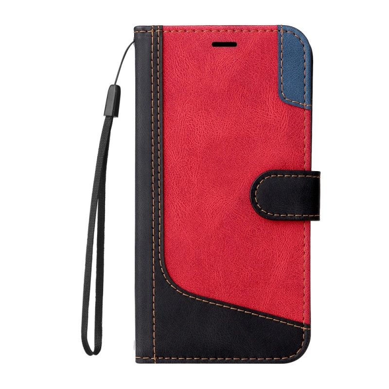 Folio Cover Xiaomi Redmi A1 Cinturino Tricolore