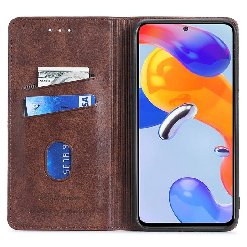 Folio Cover Xiaomi Redmi A1 Custodia in pelle Cuciture