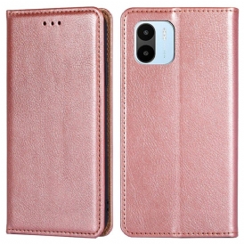 Folio Cover Xiaomi Redmi A1 Custodia in pelle Cuciture In Ecopelle