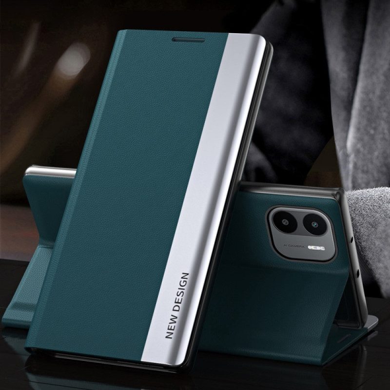 Folio Cover Xiaomi Redmi A1 Custodia in pelle Nuovo Design