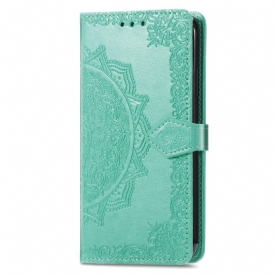 Folio Cover Xiaomi Redmi A1 Mandala Sole Con Cordino