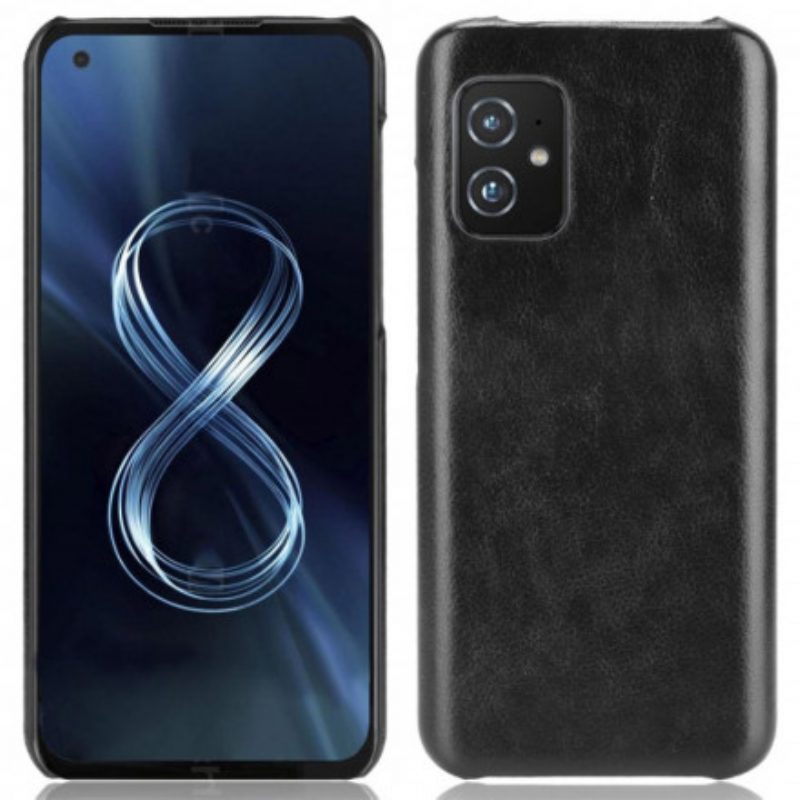 Cover Asus Zenfone 8 Effetto Pelle Litchi