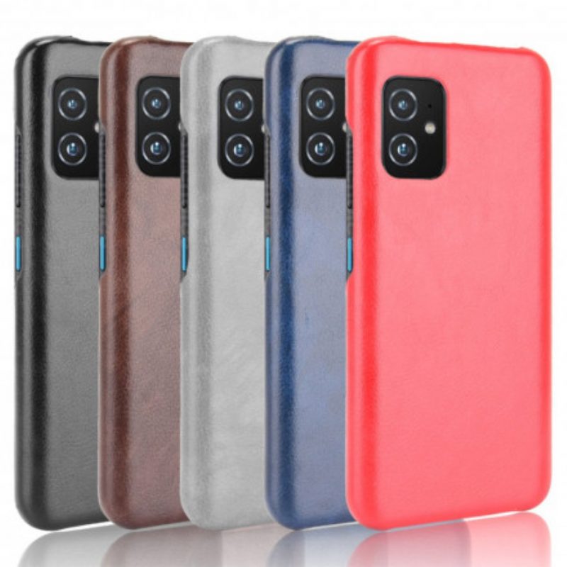 Cover Asus Zenfone 8 Effetto Pelle Litchi