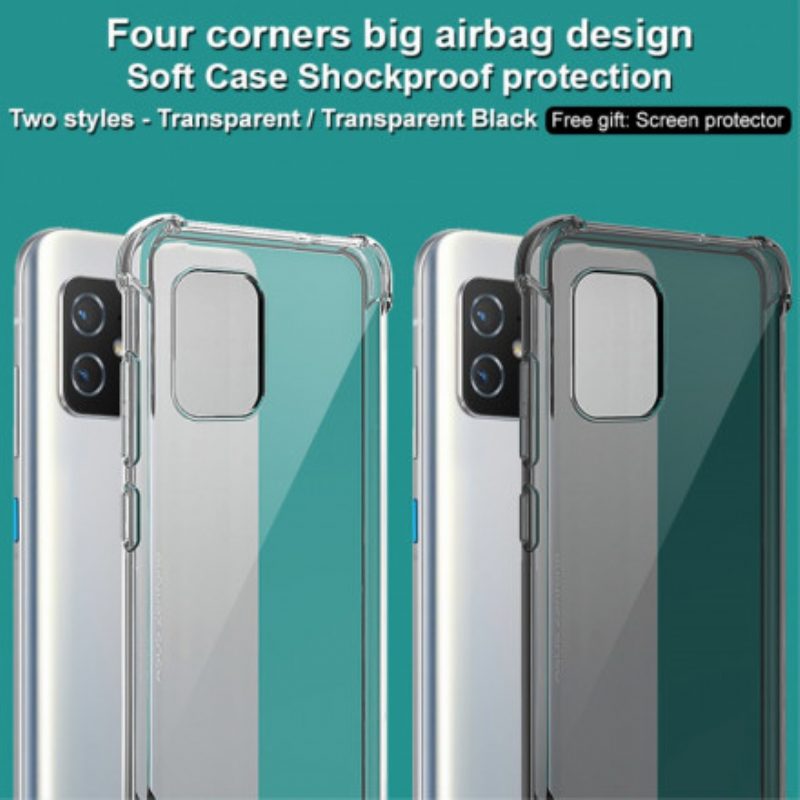 Cover Asus Zenfone 8 Trasparente Silky Imak