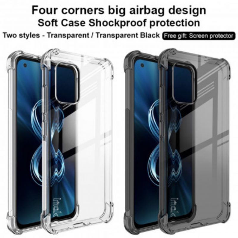 Cover Asus Zenfone 8 Trasparente Silky Imak