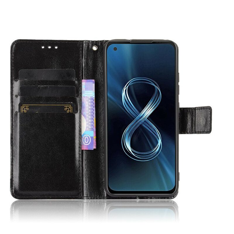 Custodia in pelle Asus Zenfone 8 Ecopelle Appariscente