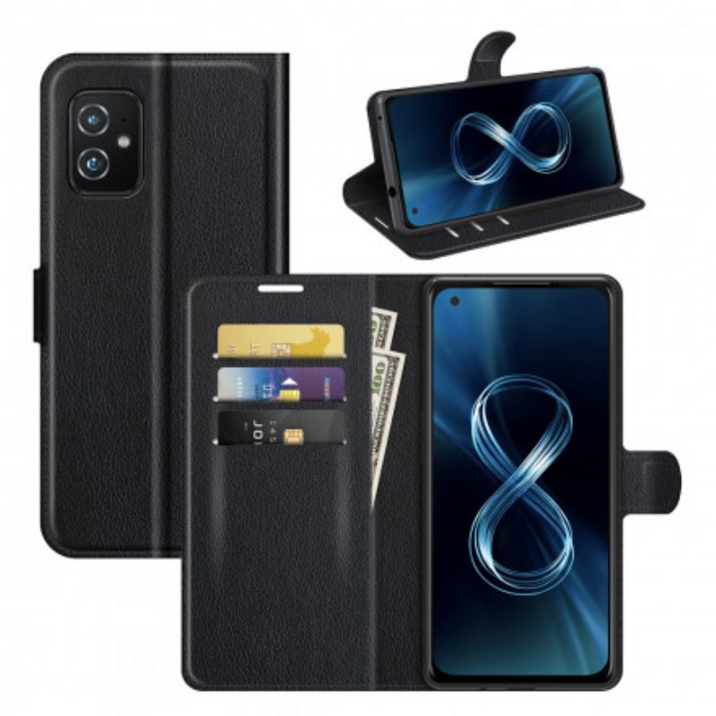 Custodia in pelle Asus Zenfone 8 Ecopelle Classica