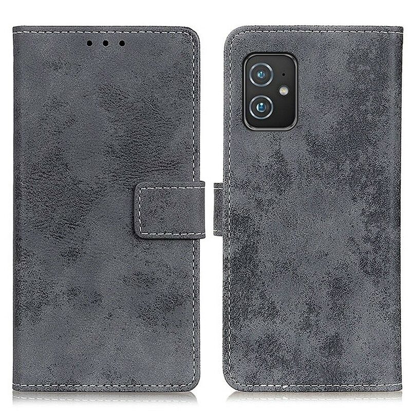 Custodia in pelle Asus Zenfone 8 Ecopelle Vintage