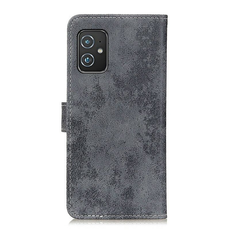 Custodia in pelle Asus Zenfone 8 Ecopelle Vintage