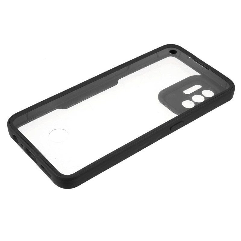 Cover Oppo A94 5G Bordi Colorati Trasparenti Ibridi