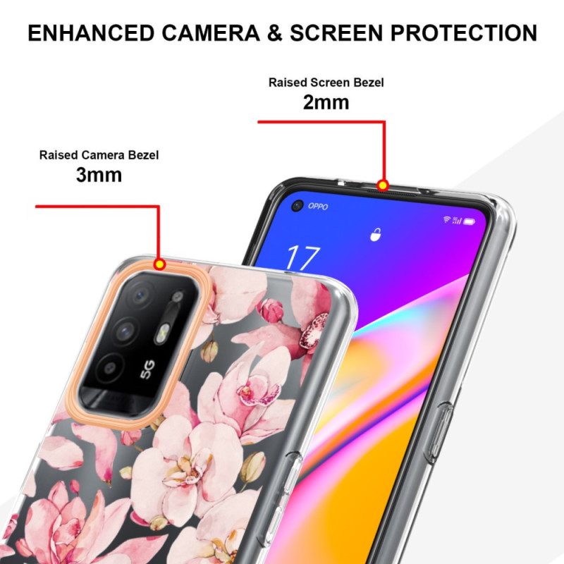 Cover Oppo A94 5G Fiore Di Begonia