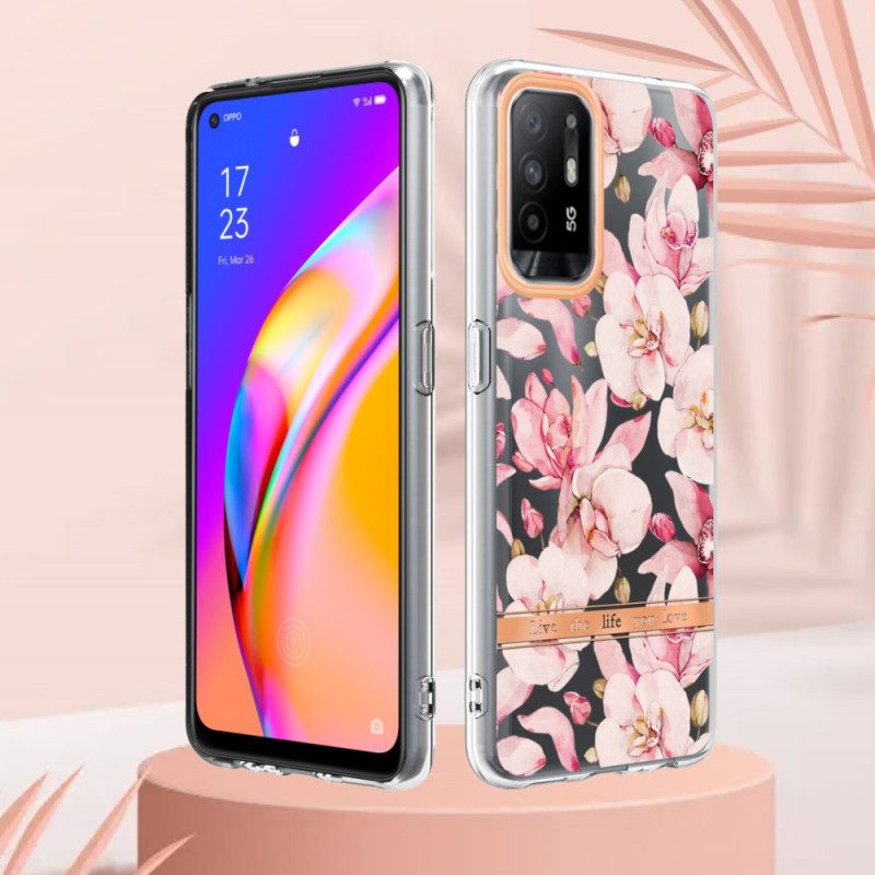 Cover Oppo A94 5G Fiore Di Begonia