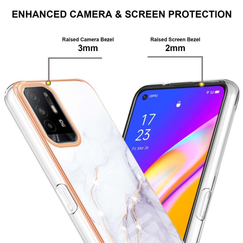 Cover Oppo A94 5G Marmo