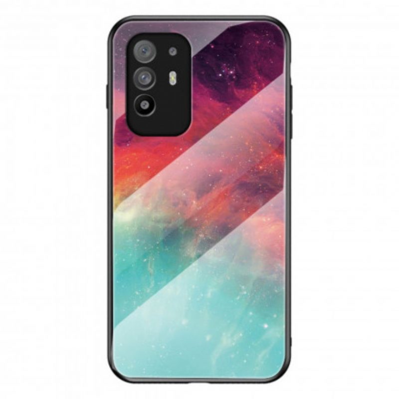 Cover Oppo A94 5G Vetro Temperato Di Colori Premium