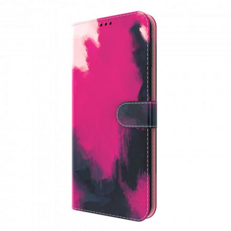 Custodia in pelle Oppo A94 5G Acquerello