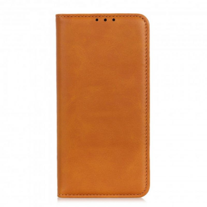 Folio Cover Oppo A94 5G Custodia in pelle Pelle Crosta Eleganza