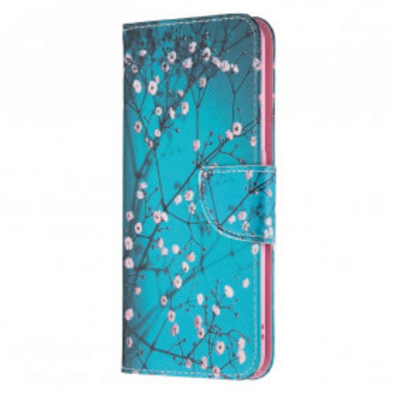 Folio Cover Oppo A94 5G Custodia in pelle Rami Fioriti