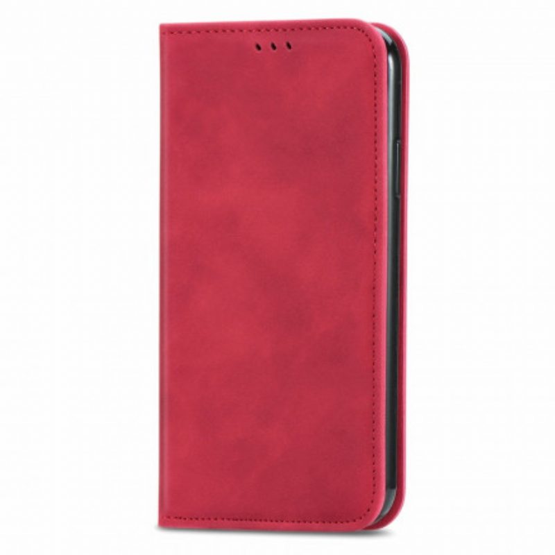 Folio Cover Oppo A94 5G Custodia in pelle Tocco Di Pelle