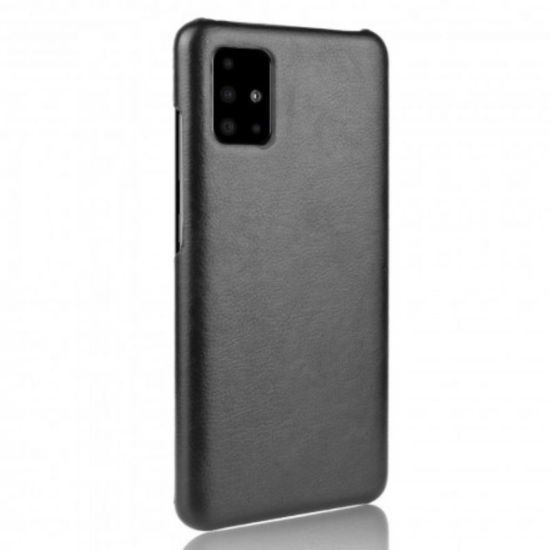 Cover Samsung Galaxy A71 5G Effetto Pelle Litchi