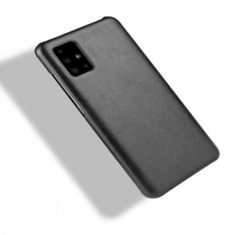 Cover Samsung Galaxy A71 5G Effetto Pelle Litchi