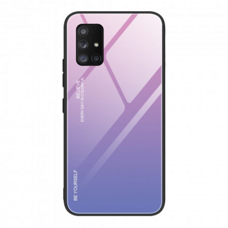 Cover Samsung Galaxy A71 5G Vetro Temperato Sii Te Stesso