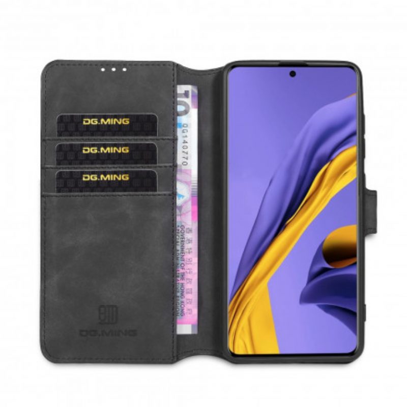 Custodia in pelle Samsung Galaxy A71 5G Dg.ming Retro