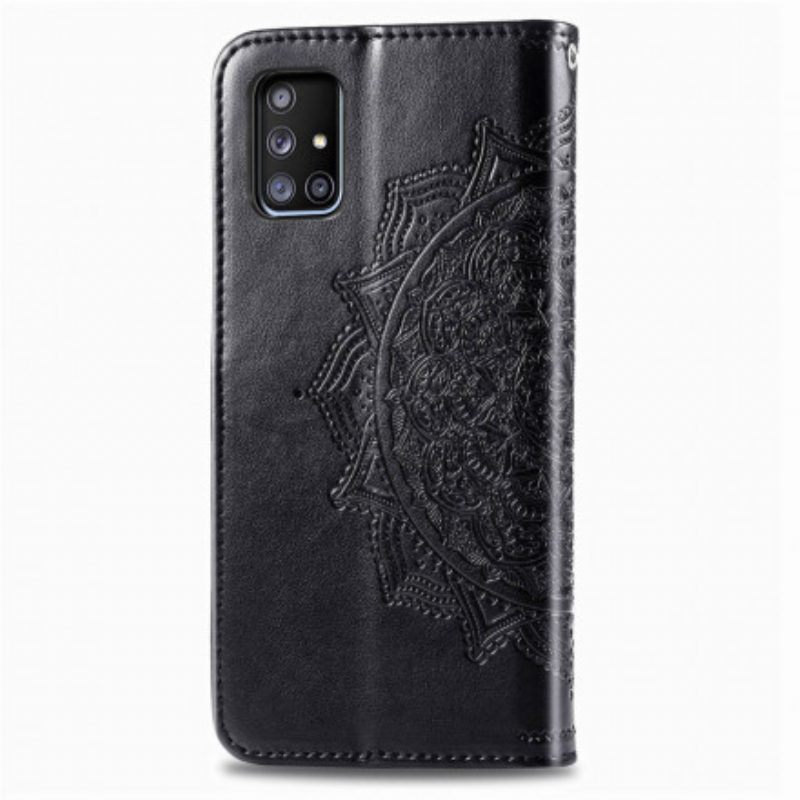 Custodia in pelle Samsung Galaxy A71 5G Mandala Medioevo