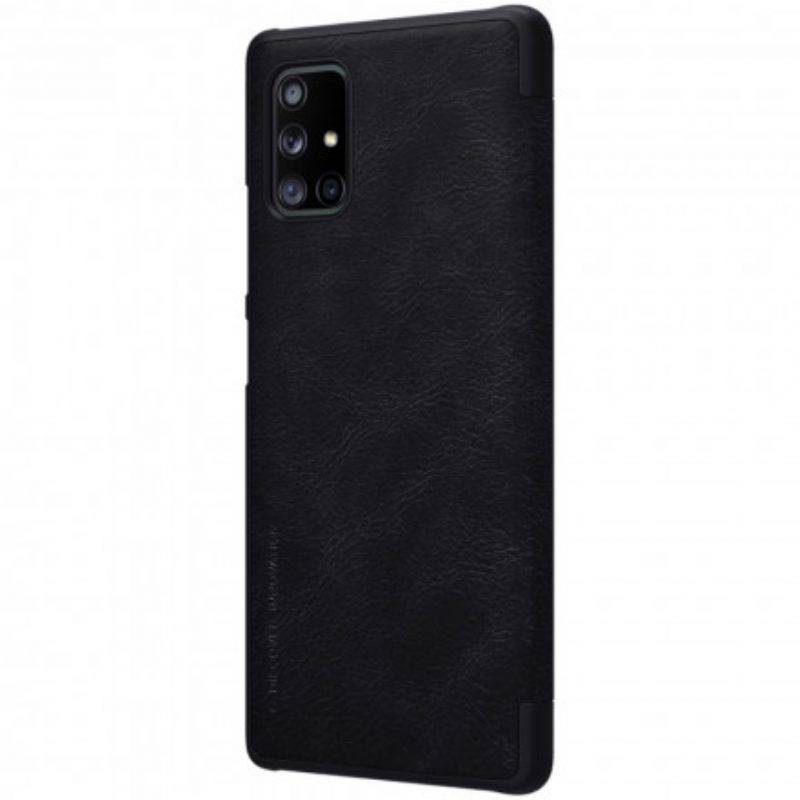 Folio Cover Samsung Galaxy A71 5G Custodia in pelle Serie Nillkin Qin