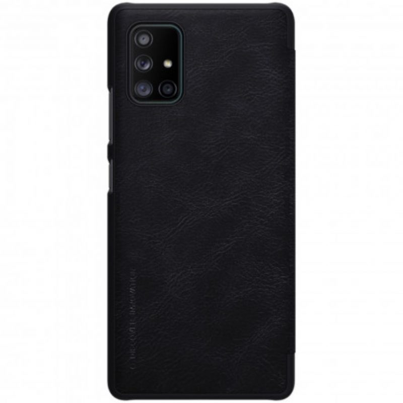 Folio Cover Samsung Galaxy A71 5G Custodia in pelle Serie Nillkin Qin