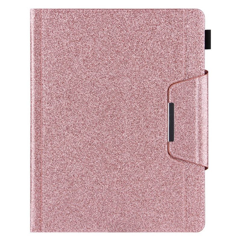 Folio Cover iPad Pro 12.9" (2022) Chiusura In Argento In Ecopelle