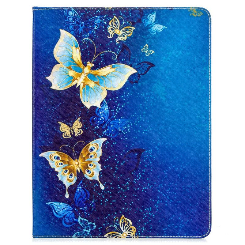 Folio Cover iPad Pro 12.9" (2022) Motivo Stampato Farfalle