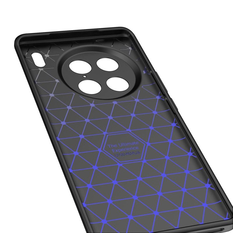 Cover Vivo X90 Pro Doppia Linea Litchi Effetto Pelle