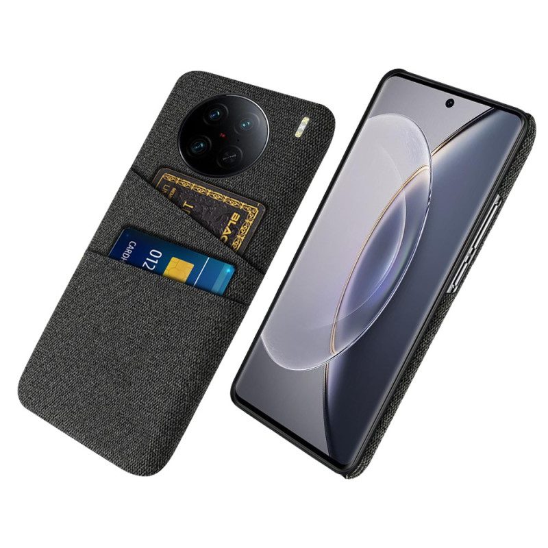 Cover Vivo X90 Pro Panno Porta Carte