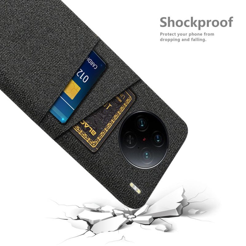 Cover Vivo X90 Pro Panno Porta Carte