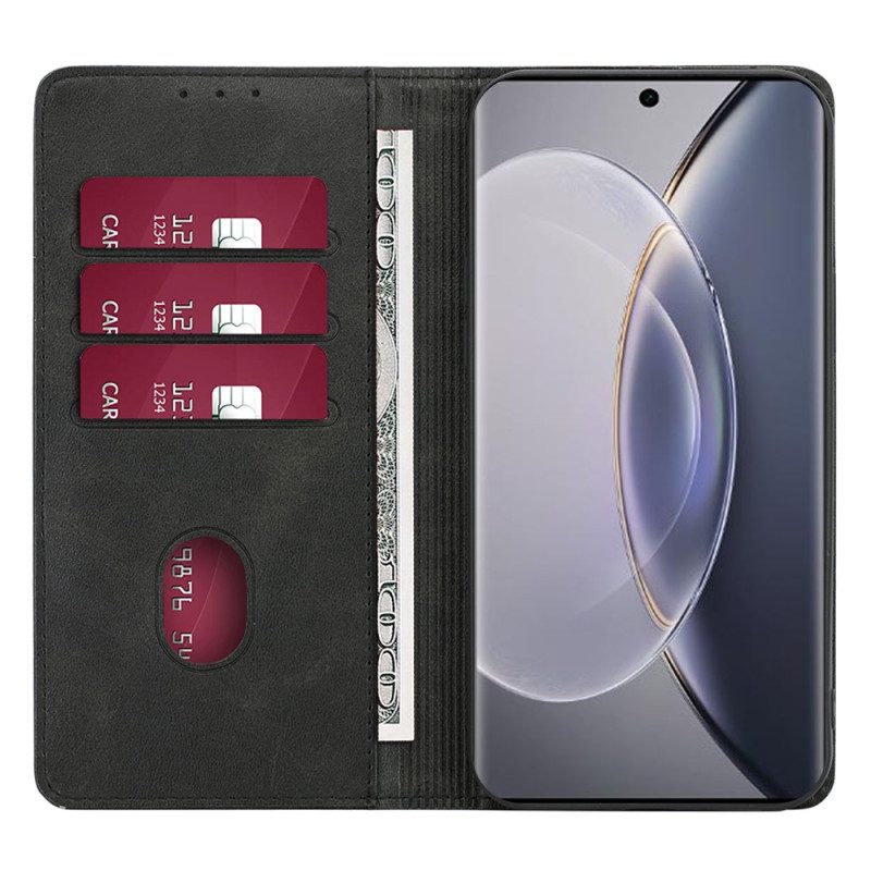 Folio Cover Vivo X90 Pro Custodia in pelle Classico