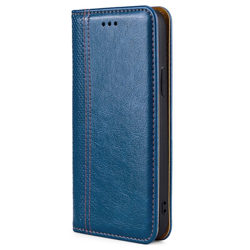 Folio Cover Vivo X90 Pro Custodia in pelle Ecopelle Vintage