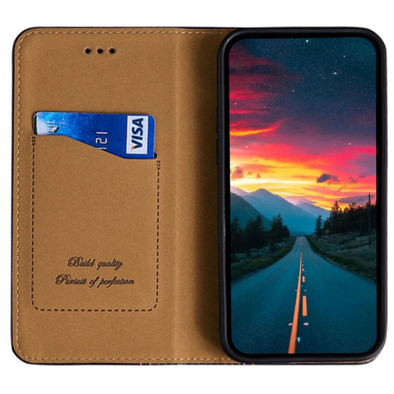 Folio Cover Vivo X90 Pro Custodia in pelle Ecopelle Vintage