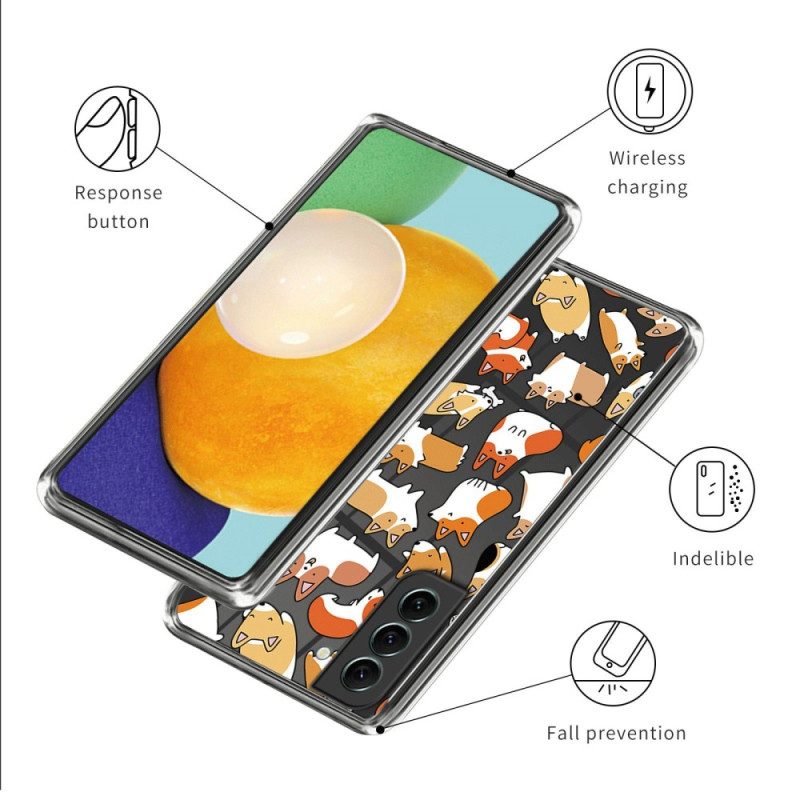 Cover Samsung Galaxy S23 Plus 5G Cani Multipli Senza Soluzione Di Continuità