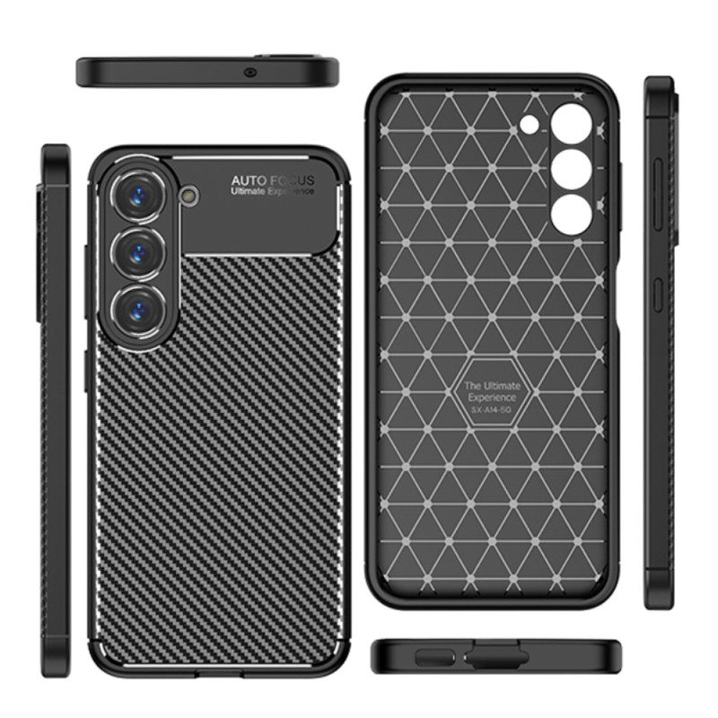 Cover Samsung Galaxy S23 Plus 5G Fibra Di Carbonio Flessibile