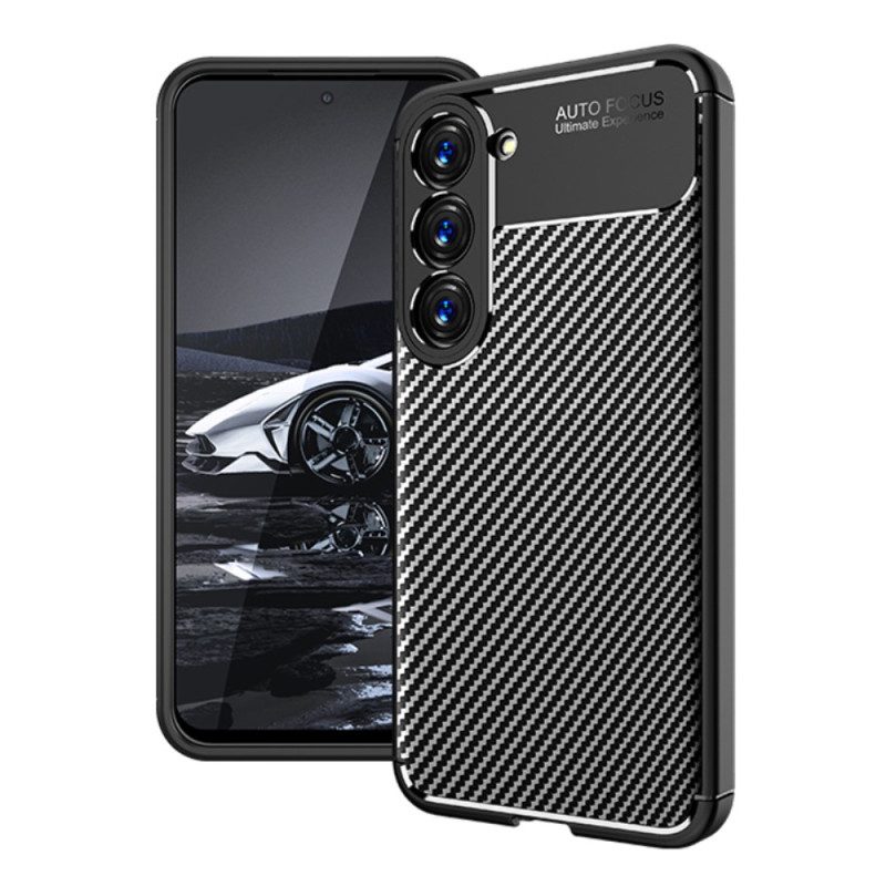 Cover Samsung Galaxy S23 Plus 5G Fibra Di Carbonio Flessibile