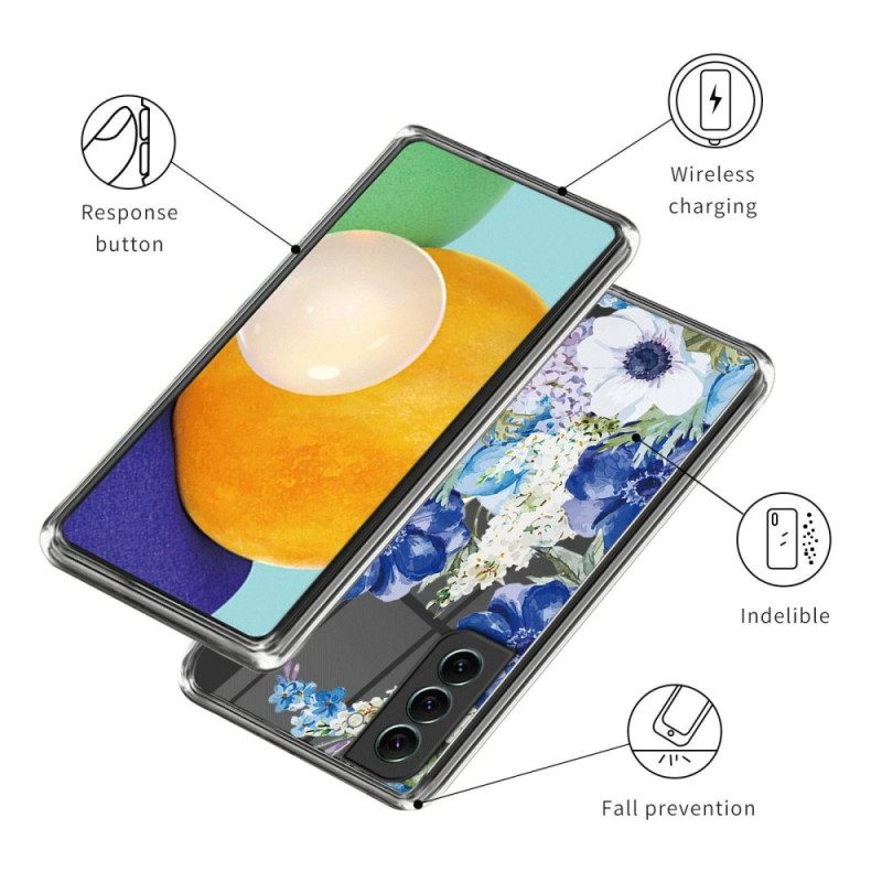 Cover Samsung Galaxy S23 Plus 5G Fiori Senza Soluzione Di Continuità