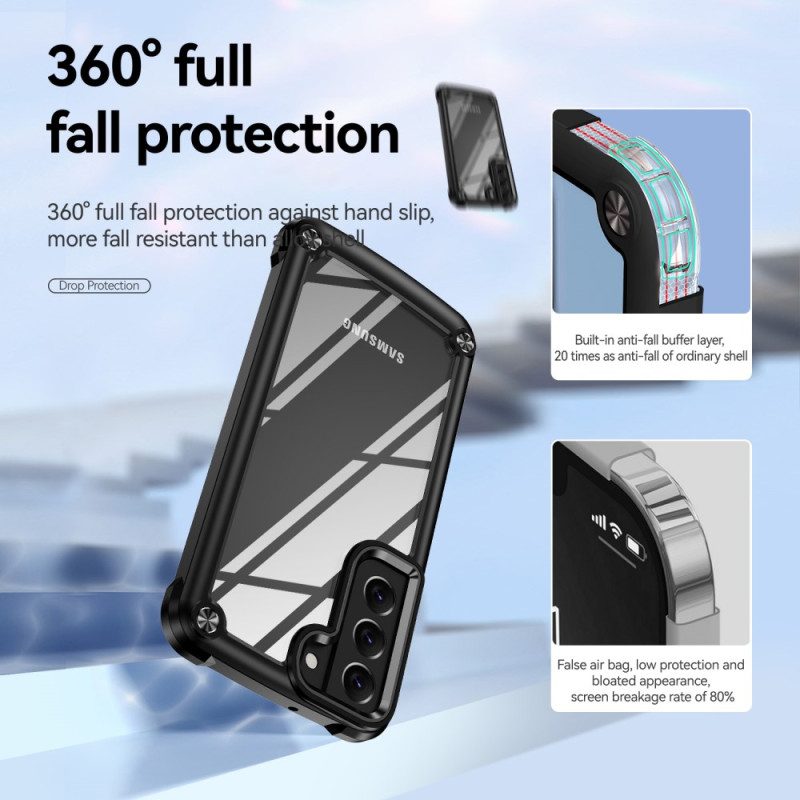 Cover Samsung Galaxy S23 Plus 5G Ibrido Con Lega Di Alluminio