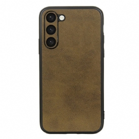 Cover Samsung Galaxy S23 Plus 5G Look Raffinato Effetto Pelle