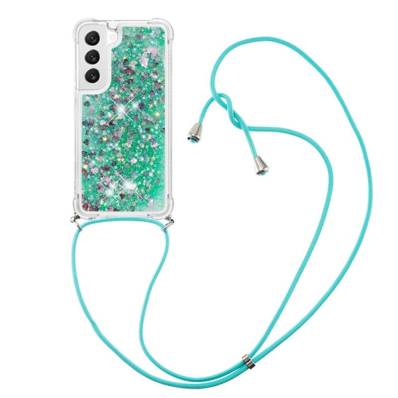 Cover Samsung Galaxy S23 Plus 5G Paillettes Con Coulisse