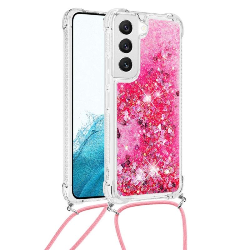 Cover Samsung Galaxy S23 Plus 5G Paillettes Con Coulisse