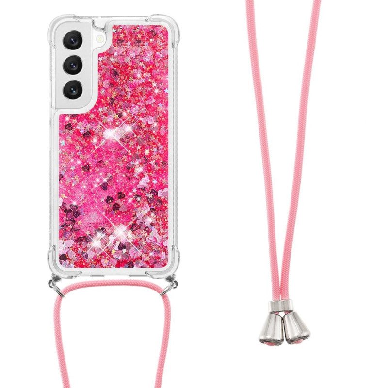 Cover Samsung Galaxy S23 Plus 5G Paillettes Con Coulisse