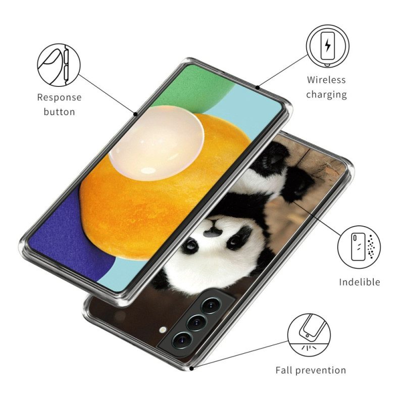 Cover Samsung Galaxy S23 Plus 5G Panda Flessibile