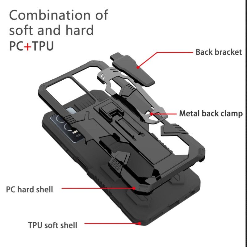 Cover Samsung Galaxy S23 Plus 5G Robot Con Clip Da Cintura